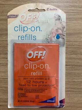 2 OFF! clip-on REFILLS mosquito bug repellent SC Johnson NEW sealed packages